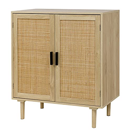 Black Rattan Sideboard Buffet Cabinet R9452