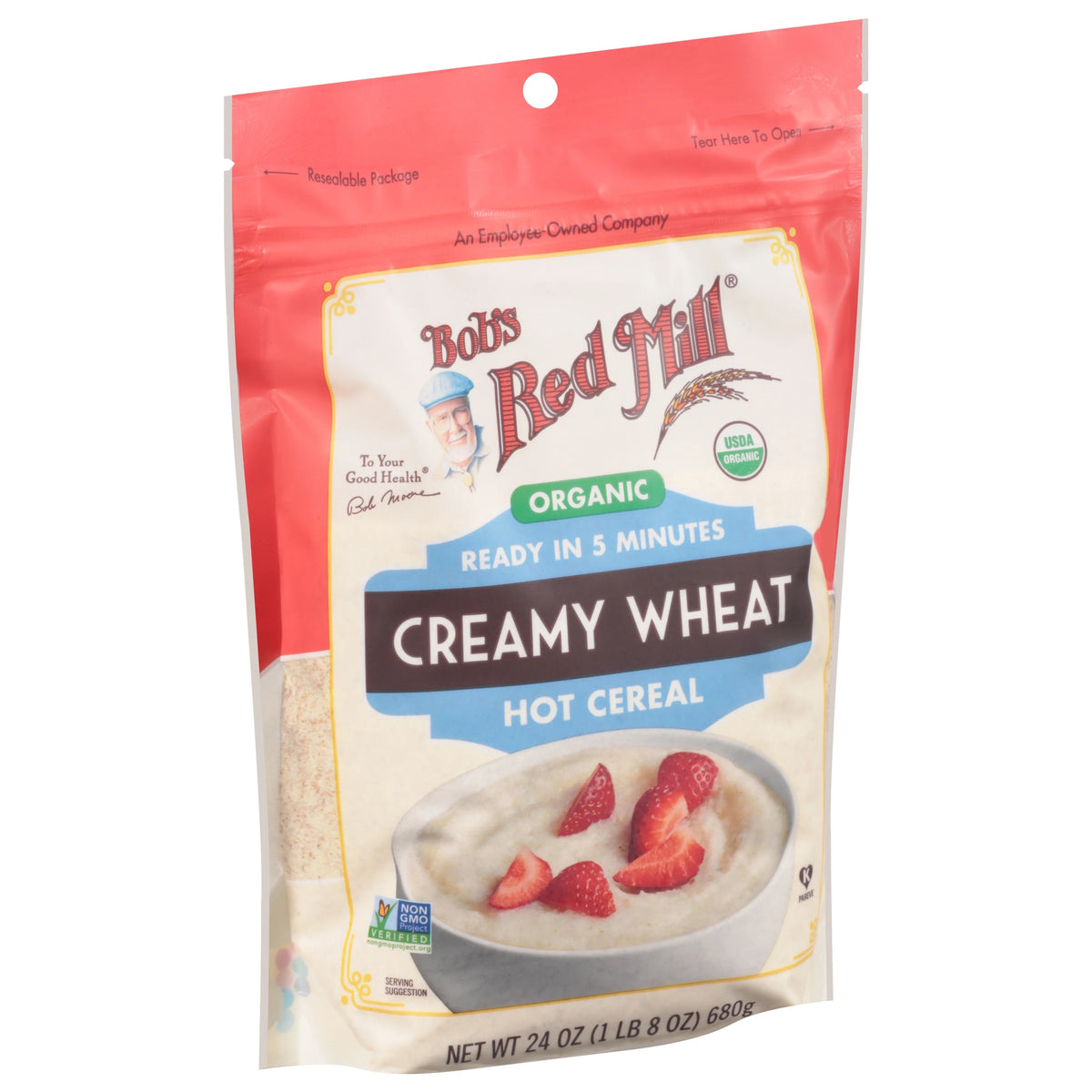 Organic Creamy Wheat Hot Cereal 24 oz I748440