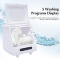 Portable Countertop Dishwasher 5 Washing Programs Mini Dishwashers Z655074