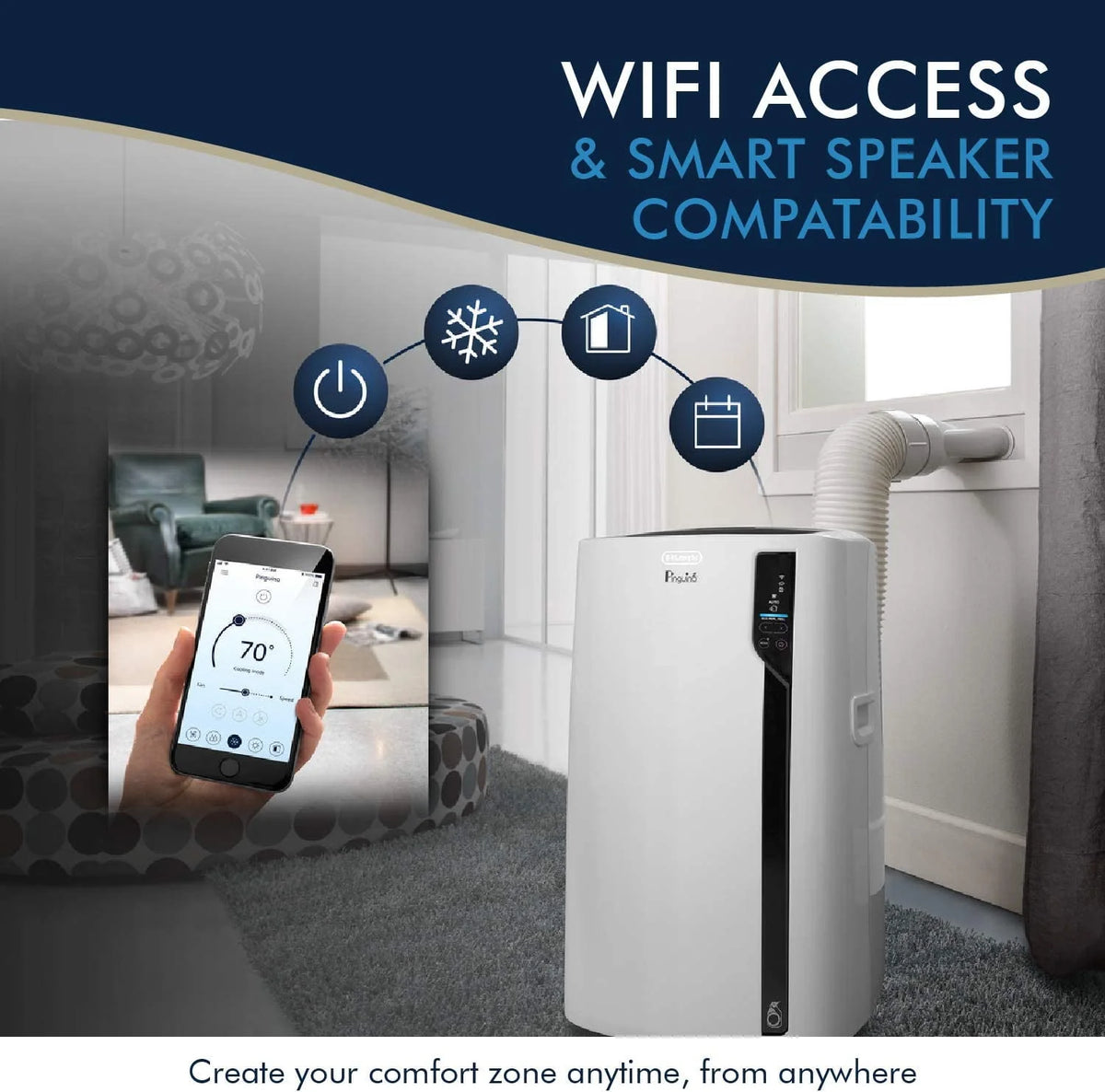 Portable Air Conditioner 12,500 BTU Heat Dehumidifier A5959