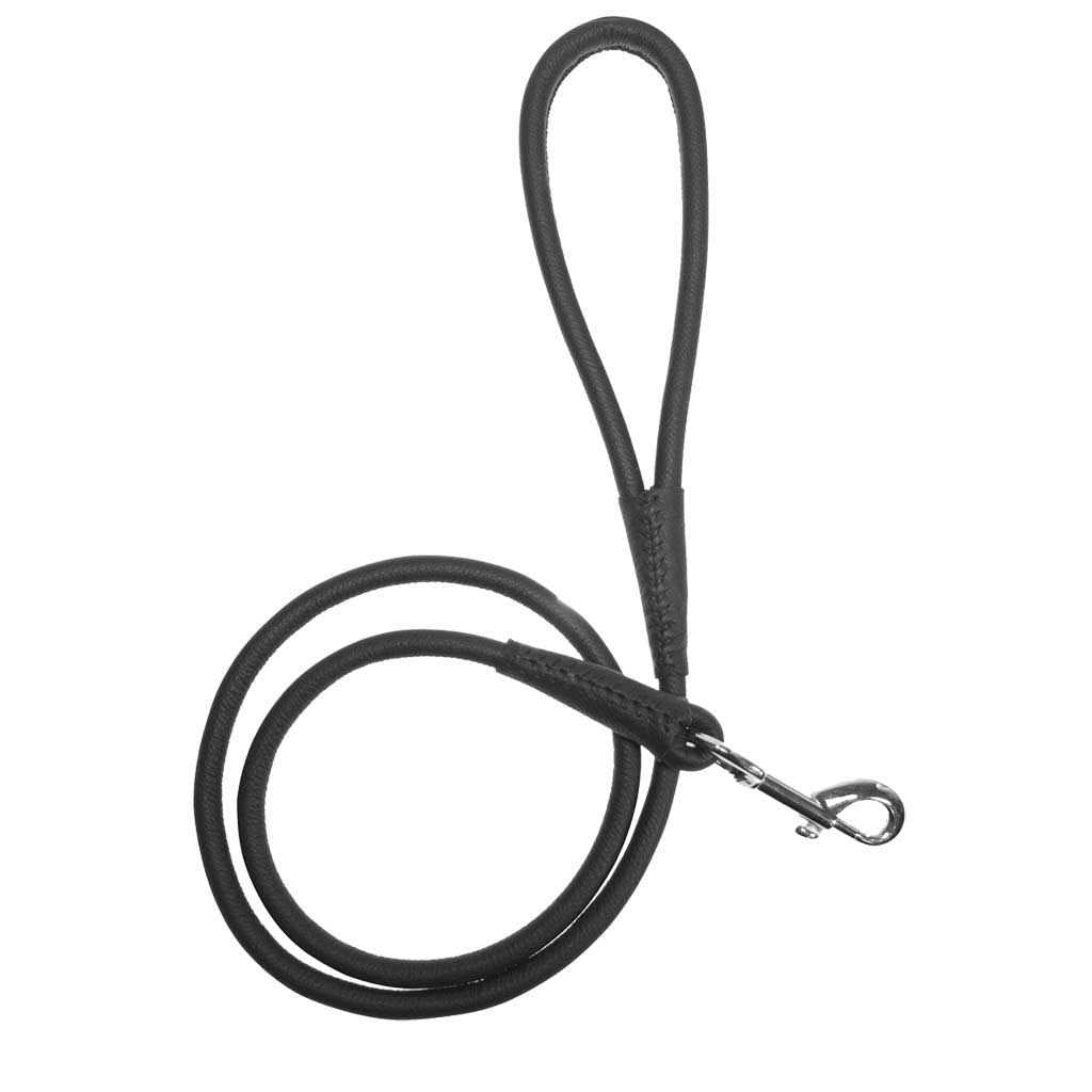 Soft Leather Round Leash W500498