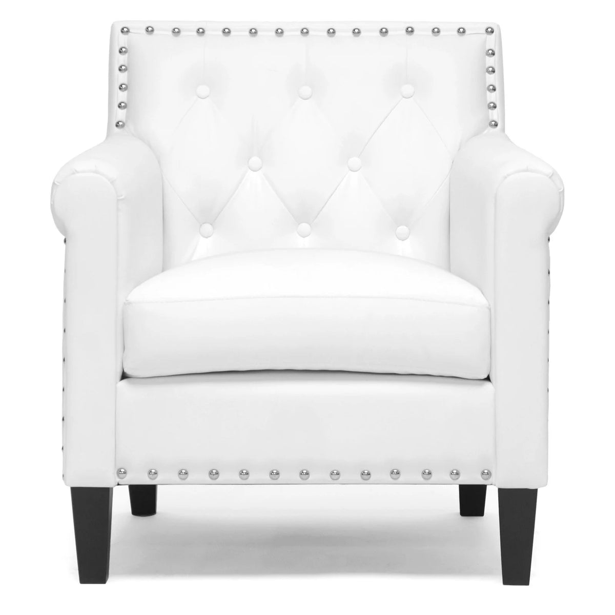 White Modern Arm Chair J578