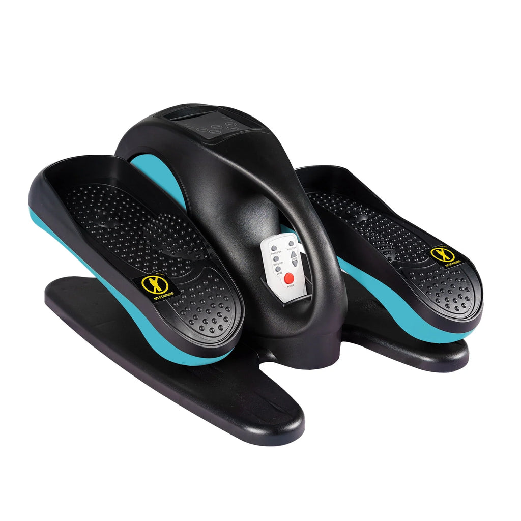 Under Desk Elliptical Machine Blue P2412