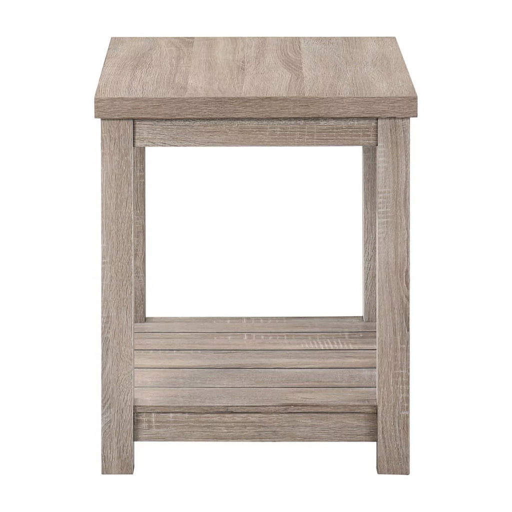 3-Piece Wood Coffee Table Set in Gray A57790
