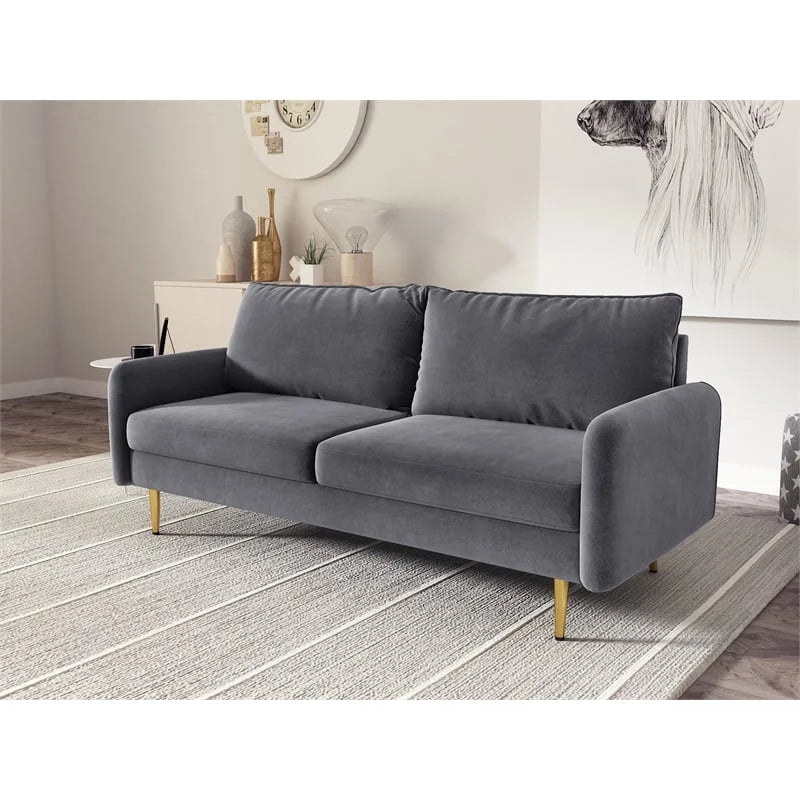Velvet Living Room Sofa and Loveseat Set K71293
